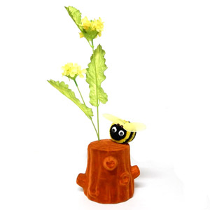 スタンド　菜の花とミツバチ