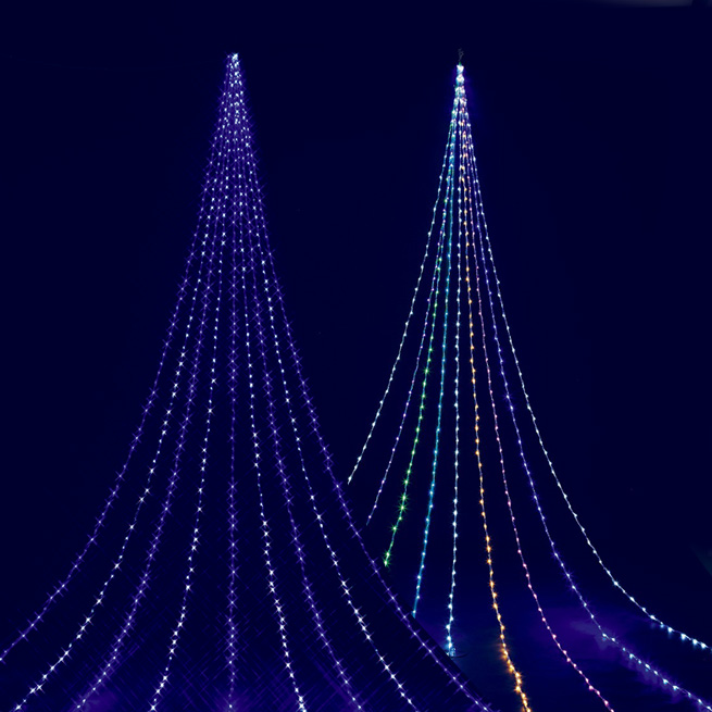 クリスマスLED電飾 ナイアガラ 1728球 10M || 通販・販売